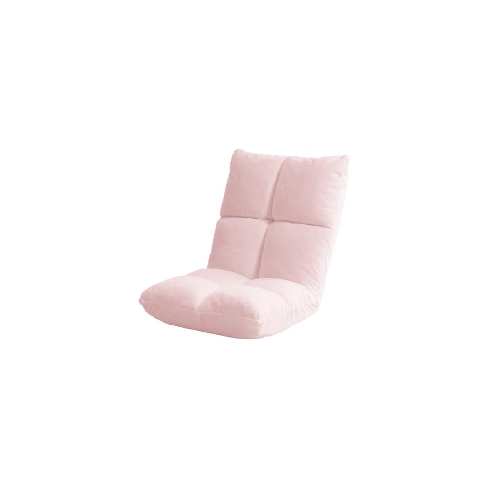 Iris Plaza NFC-C Floor Chair, Reclining, Brown, 6.3 inches (16 cm), Thick, 6.3 inches (16 cm), Extra Thick Seat, Compact Size, Single Seat, Low Sofa