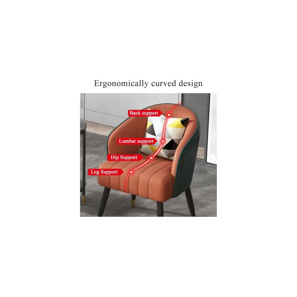 Modern Backrest Chairs Upholstered Guest Chair with Pillows,Mid Century Arm Chair for Living Room Office Hotel Lobby,Single Sofa Chair Side Accent Chair(Pink,Gold Legs)