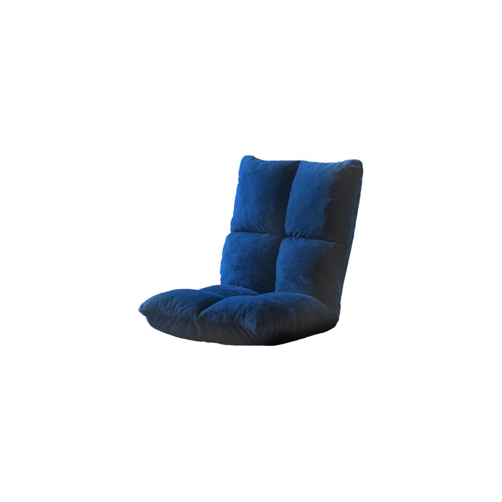 Iris Plaza NFC-C Floor Chair, Reclining, Brown, 6.3 inches (16 cm), Thick, 6.3 inches (16 cm), Extra Thick Seat, Compact Size, Single Seat, Low Sofa