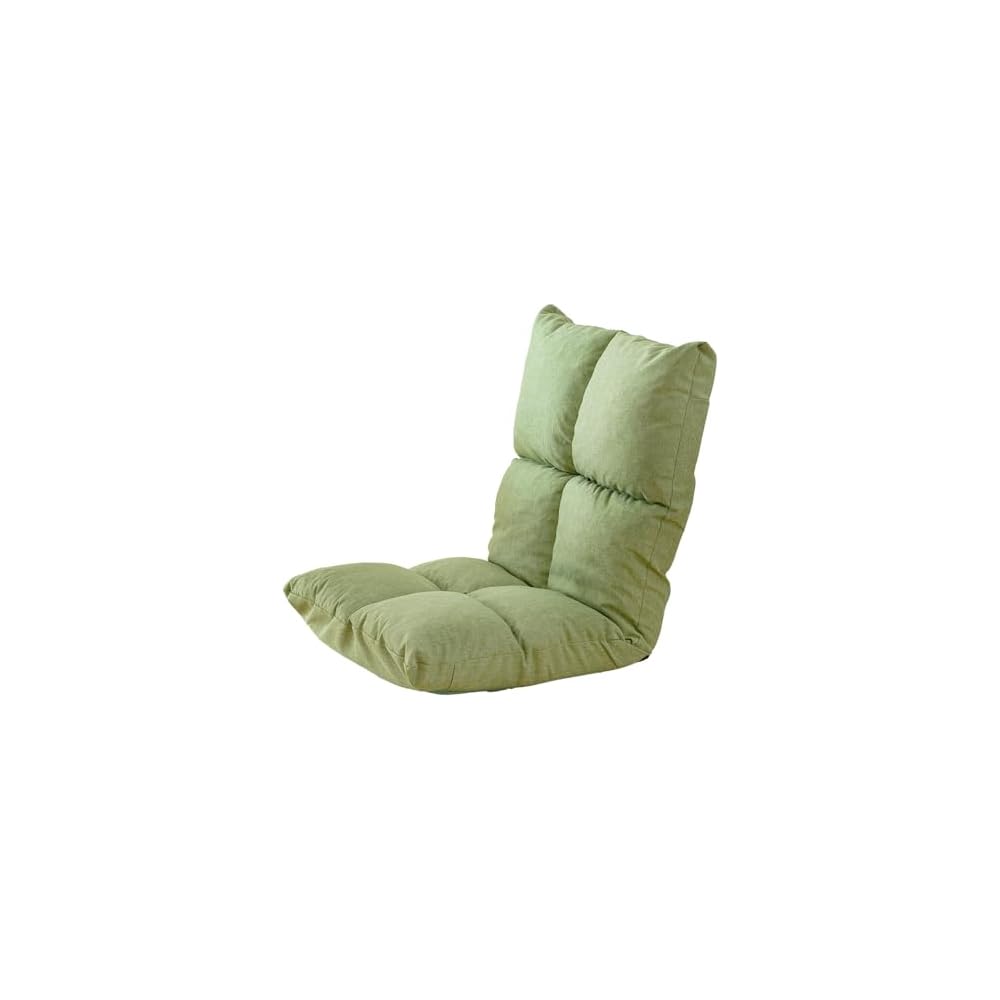 Iris Plaza NFC-C Floor Chair, Reclining, Brown, 6.3 inches (16 cm), Thick, 6.3 inches (16 cm), Extra Thick Seat, Compact Size, Single Seat, Low Sofa