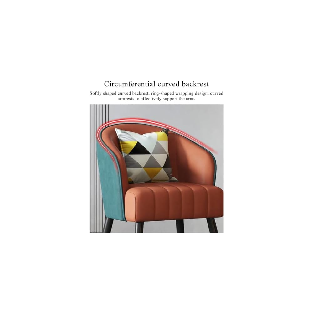 Modern Backrest Chairs Upholstered Guest Chair with Pillows,Mid Century Arm Chair for Living Room Office Hotel Lobby,Single Sofa Chair Side Accent Chair(Pink,Gold Legs)