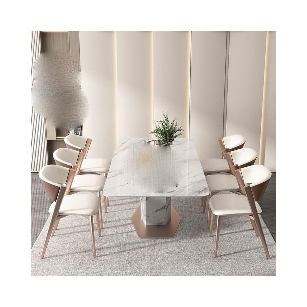 Room Dinning Chair Metal Comfortable Back Support Dinning Chair Kitchen Living Room Decoration