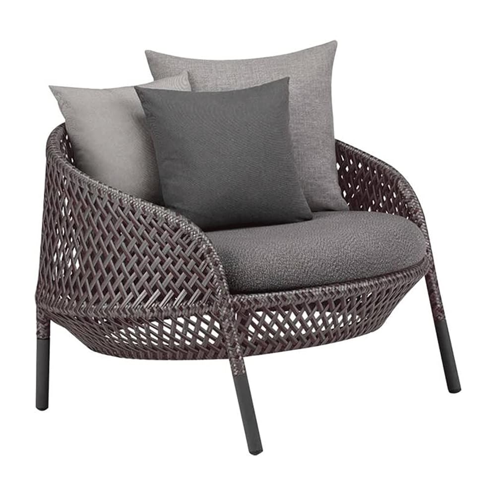 Chairs for Living Room Rattan Lounge Chair Accent Chair Upholstered Armchair Bedroom Chair Sofa Chair Outdoor Courtyard Couches Chairs